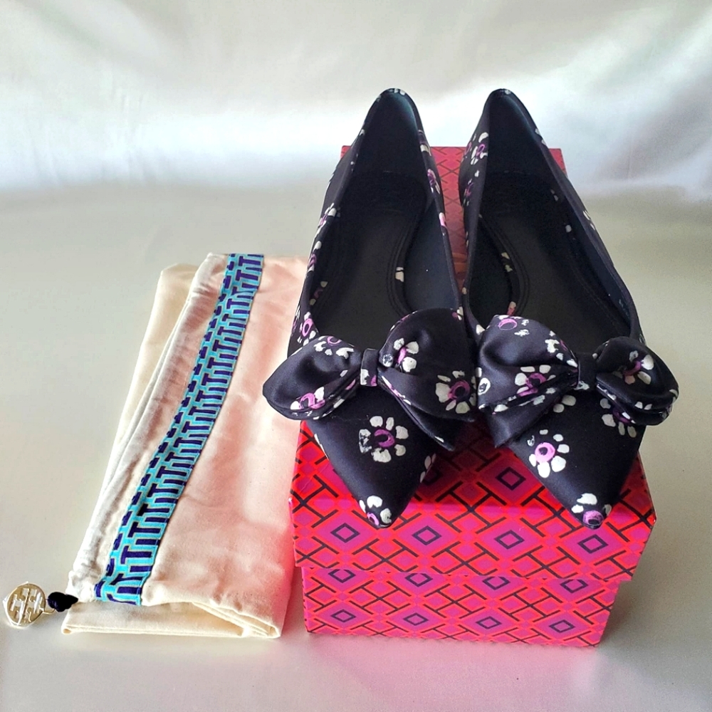 🌸NEW🌸 Tory Burch Rosalind Floral Flats Sz 6.5M
